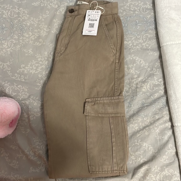 Stradivarius Straight Fit Cargos New - Picture 3 of 5